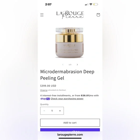 LA ROUGE PIERRE Illuminating Eye Serum and Skincare Set - Gold and White